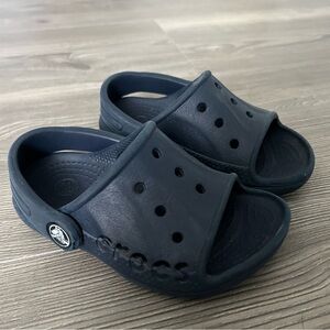 Navy Blue Crocs Slide Sandal toddler boy size 6-7